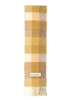 아크네 스튜디오 유니섹스 옐로 패션 트렌디 따뜻한 니트 스카프. CA0084-AYS Shop 아크네 스튜디오 유니섹스 옐로 패션 트렌디 따뜻한 니트 스카프. CA0084-AYS