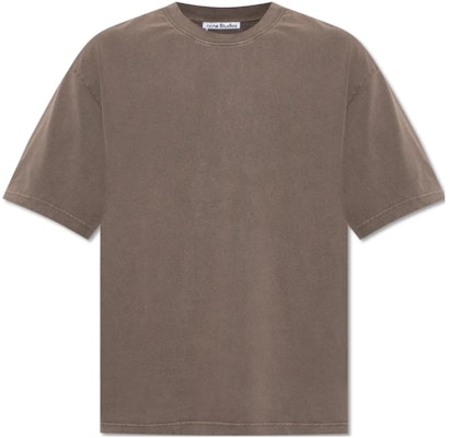 아크네 스튜디오 빈티지 페이디드 코튼 유니섹스 크루넥 티셔츠 체스트넛 브라운. CL0218-ADM Buy 아크네 스튜디오 빈티지 페이디드 코튼 유니섹스 크루넥 티셔츠 체스트넛 브라운. CL0218-ADM
