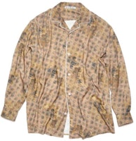 Kemeja Lengan Panjang Vintage Acne Studios Print Kuning Pria. BB0495-DCH Order Kemeja Lengan Panjang Vintage Acne Studios Print Kuning Pria. BB0495-DCH