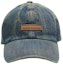 Order Acne Studios Vintage Washed Denim Logo Cap Unisex Couple Style - Dark Blue. C40355-838