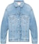 Order Acne Studios W23 Washed Denim Jacket with Button Closure in Blue. C90150-228