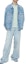 Lookbook Acne Studios W23 Washed Denim Jacket with Button Closure in Blue. C90150-228