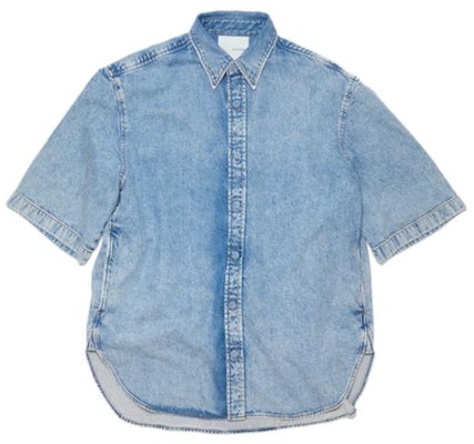 Acne Studios Washed Single-Breasted Short Sleeve Shirt Men BB0518-135 Buy Acne Studios Washed Single-Breasted Short Sleeve Shirt Men BB0518-135