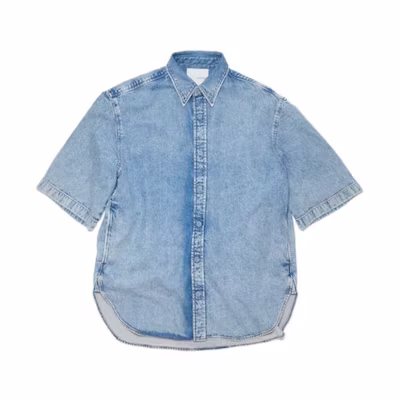 Acne Studios Washed Single-Breasted Short Sleeve Shirt Men BB0518-135
