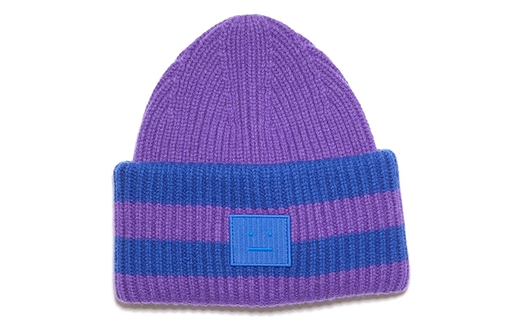 Order Gorro de punto rayado de lana Acne Studios unisex estilo para parejas. C40168-ANB