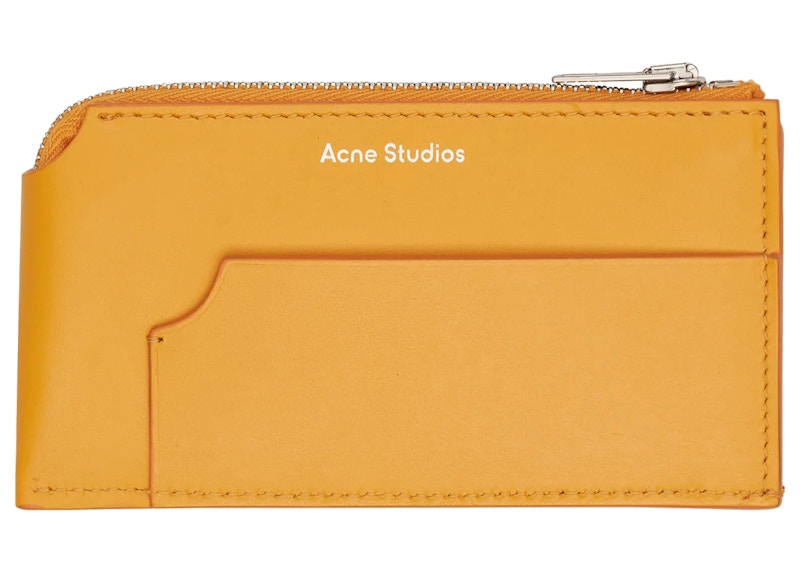 Acne Studios Zip Wallet Pumpkin Orange