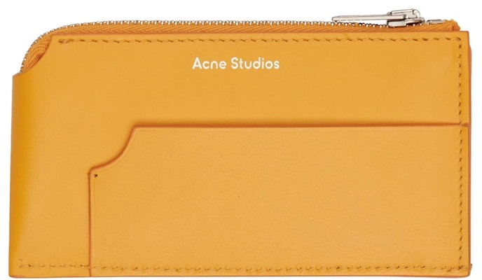 Dompet Kancing Resleting Acne Studios Oranye Labu Buy Dompet Kancing Resleting Acne Studios Oranye Labu