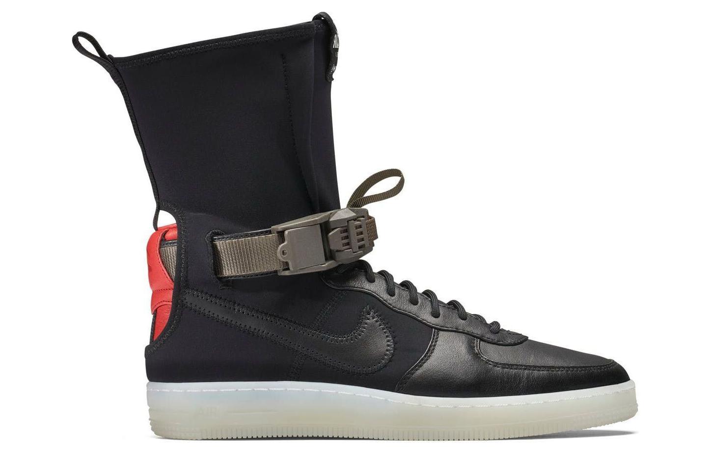 Order Acronym x Nike Air Force 1 Downtown Hi SP 'Hitam Crimson' 649941-006