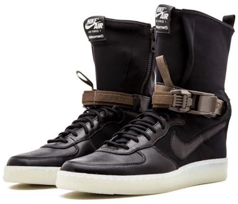 Acronym x Nike Air Force 1 Downtown Hi SP 'Hitam Crimson' 649941-006 Lookbook Acronym x Nike Air Force 1 Downtown Hi SP 'Hitam Crimson' 649941-006