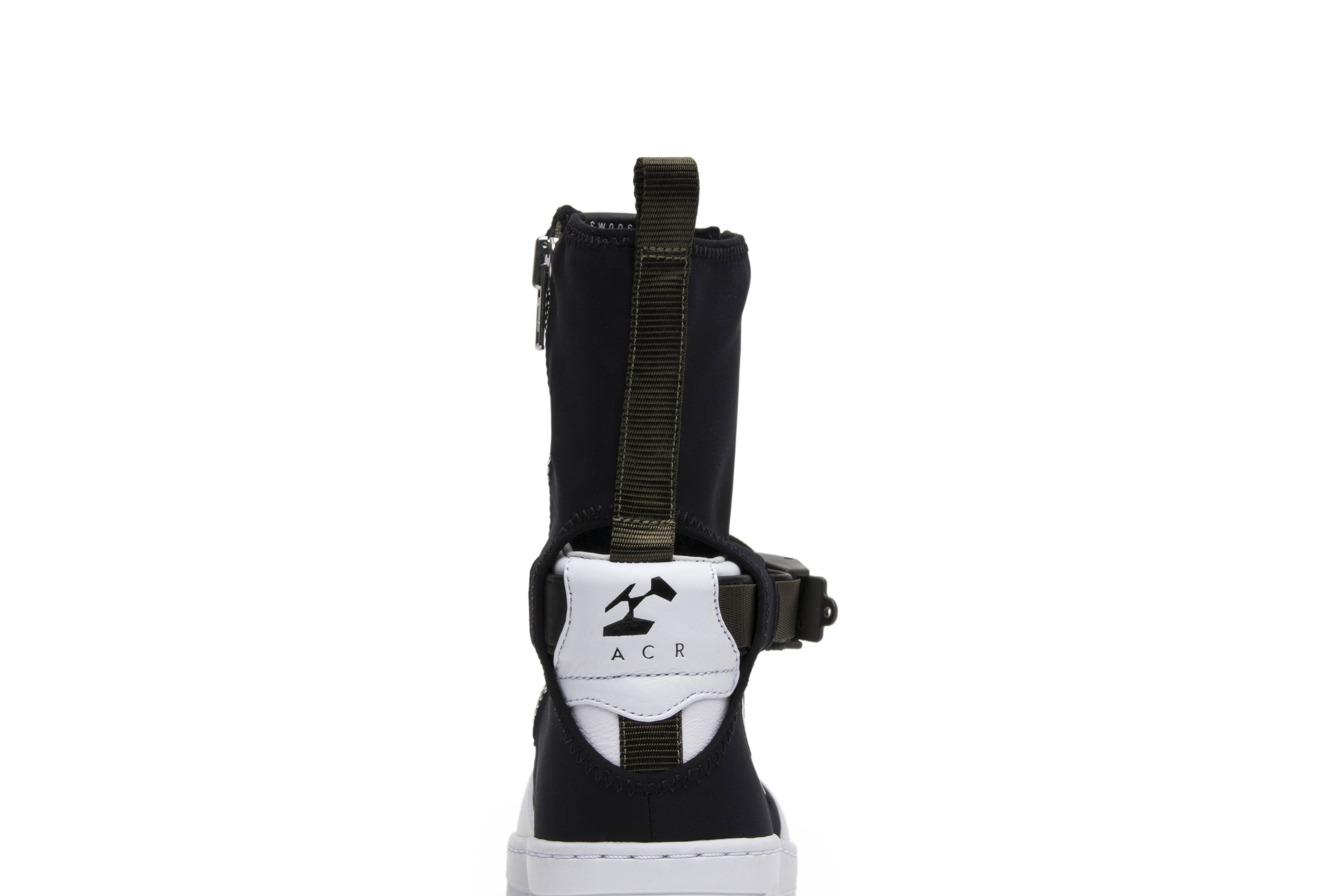 Sizing Acronym x Nike Air Force 1 Downtown Hi SP '黑白' 649941-001