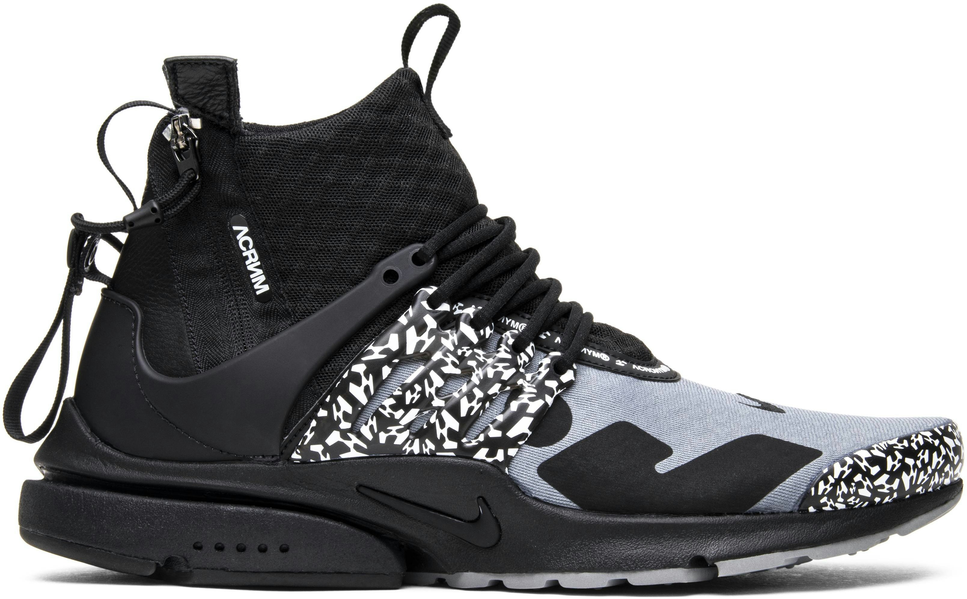 Acronym x Nike Air Presto Mid Cool Grey AH7832 001 AH7832 001