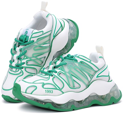 Acupuncture 'American Street Punk Daddy Shoe White Green' 113S920040-204 Lookbook Acupuncture 'American Street Punk Daddy Shoe White Green' 113S920040-204