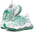Lookbook Acupuncture "Chaussure Daddy Street Punk Américaine Blanc Vert" 113S920040-204