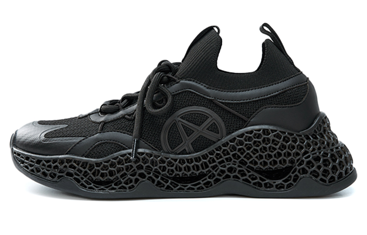 Acupuncture 'Comfort Classic Hollow-Out Dad Shoe Couple's Black' 121S920050
