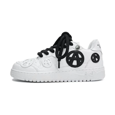 Acupuncture 'Top Layer Leather Elevated Casual Fashion Sneaker 4cm Unisex'