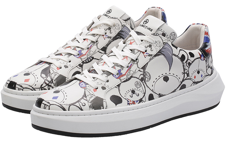 Lookbook Acupuncture Akepet ''Skateboard Street Art Bianco'' 193M21700211