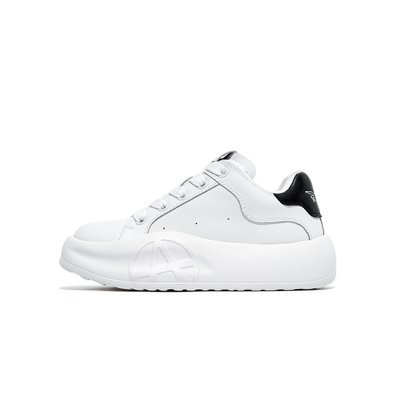 Acupuncture Classic Minimalist Casual White Sneakers Black White Low-Top Shoes AQ004 Shoes