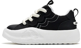 Acupuncture Retro Black Casual Low-Top Shoes with Bear Sole and Thick Bottom DdAC013 Acupuncture Retro Black Casual Low-Top Shoes with Bear Sole and Thick Bottom DdAC013