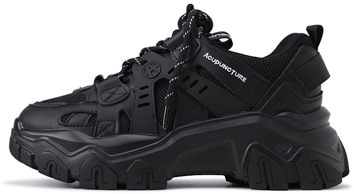Acupuncture Thick Sole Dad Shoes Couples 'Black' 111S920561 Buy Acupuncture Thick Sole Dad Shoes Couples 'Black' 111S920561