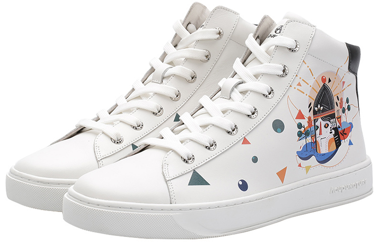 Lookbook Sneaker Alta Acupuncture x Sasha Retro ''Graffiti Bianco'' 193M24701211