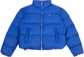 ADER ERROR Blue Solid Color High Neck Zip-Up Puffer Jacket BM42FYDW0104BL ADER ERROR Blue Solid Color High Neck Zip-Up Puffer Jacket BM42FYDW0104BL