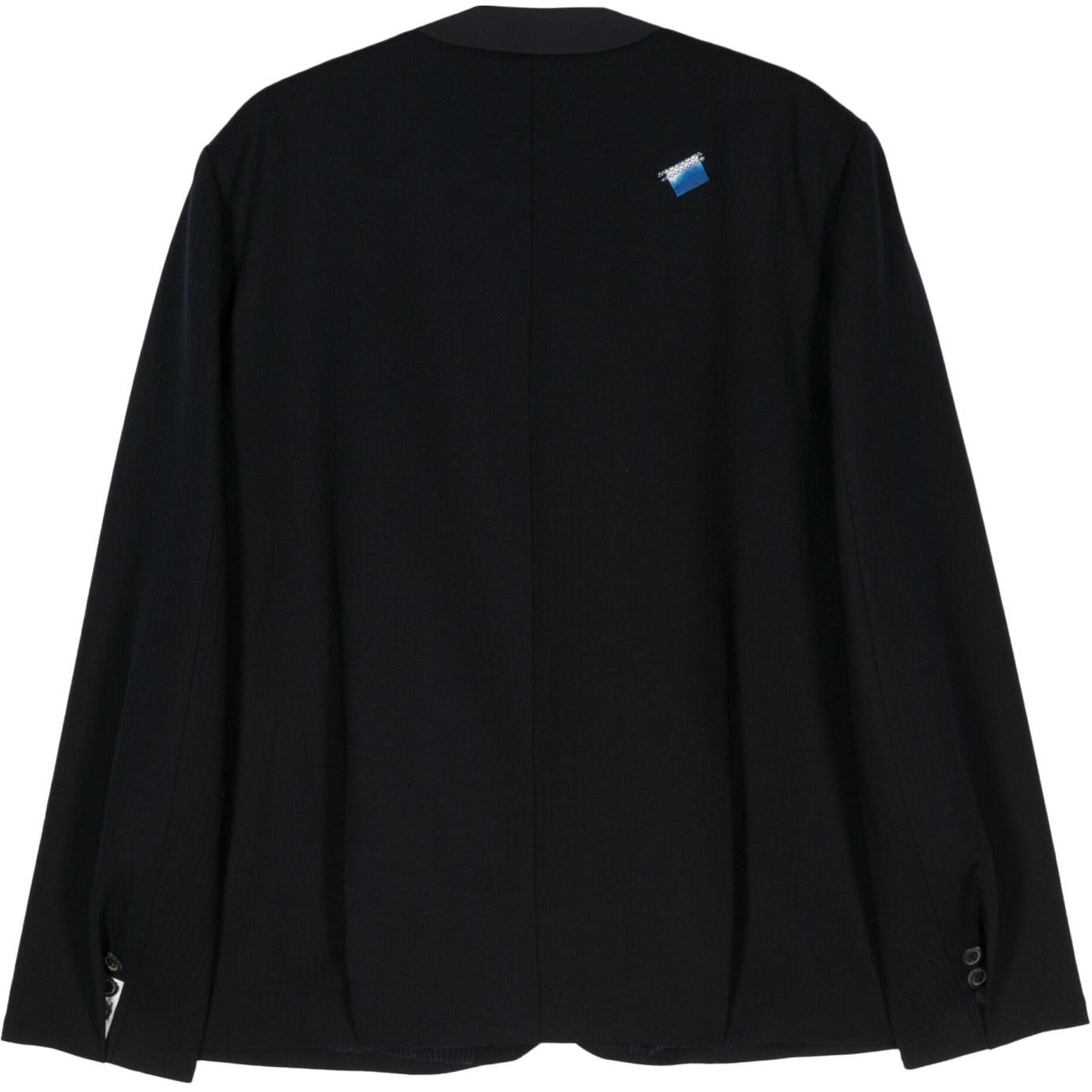 Lookbook ADER ERROR 人字紋針織長袖西裝外套 深藍色 BN01SSBZ0206NV