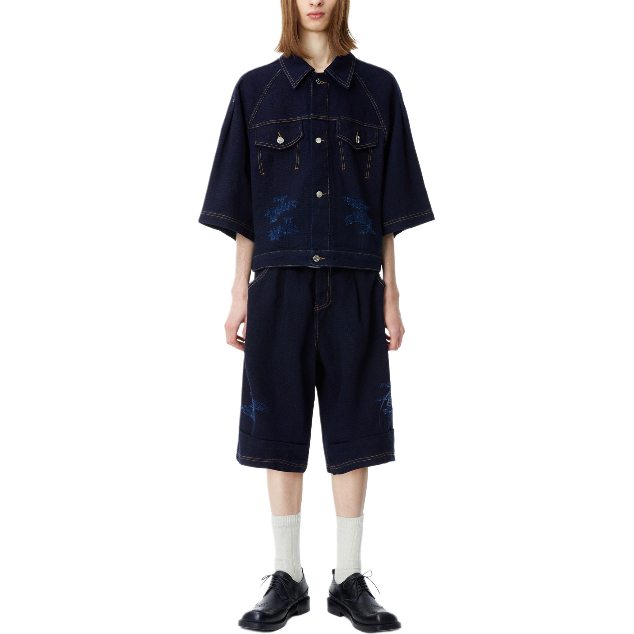 Purchase ADER ERROR 寬鬆版短袖牛仔外套 藍色 BN01SSJK1601BL