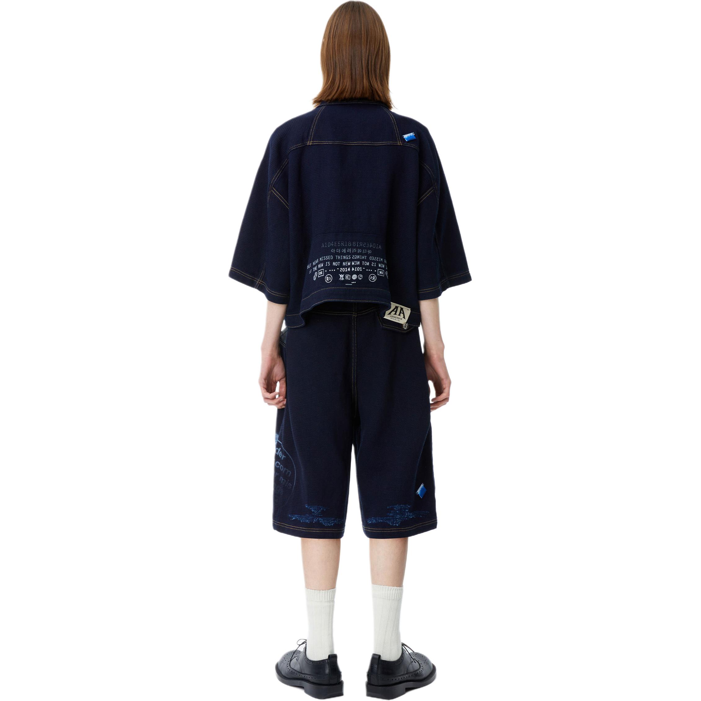 Details for ADER ERROR 寬鬆版短袖牛仔外套 藍色 BN01SSJK1601BL