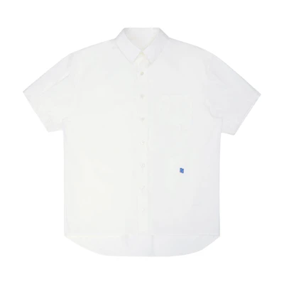 ADER ERROR Oversized Short Sleeve White Shirt BN42FYSH0202WH