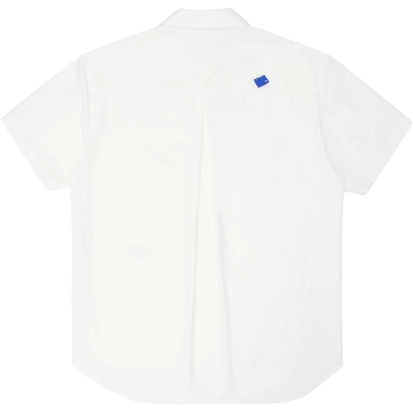 Lookbook ADER ERROR Kemeja Lengan Pendek Putih Oversized BN42FYSH0202WH