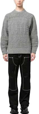 ADER ERROR 素色圓領毛衣 - 灰色 BMADFWKT0305 Lookbook ADER ERROR 素色圓領毛衣 - 灰色 BMADFWKT0305