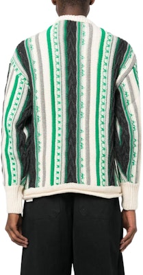 ADER ERROR 条纹拼接撞色长袖毛衣 绿色 BLAFWLK01IV Purchase ADER ERROR 条纹拼接撞色长袖毛衣 绿色 BLAFWLK01IV