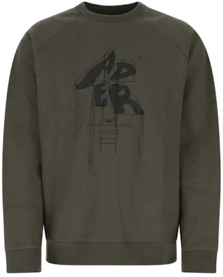 ADER ERROR 字母印花圆领卫衣 橄榄绿 秋季款 AW21BKAFWSW04K Buy ADER ERROR 字母印花圆领卫衣 橄榄绿 秋季款 AW21BKAFWSW04K