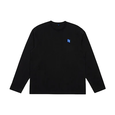 ADER ERROR Black Logo Embroidered Crewneck Sweatshirt Unisex BMSGFYLT0201BK