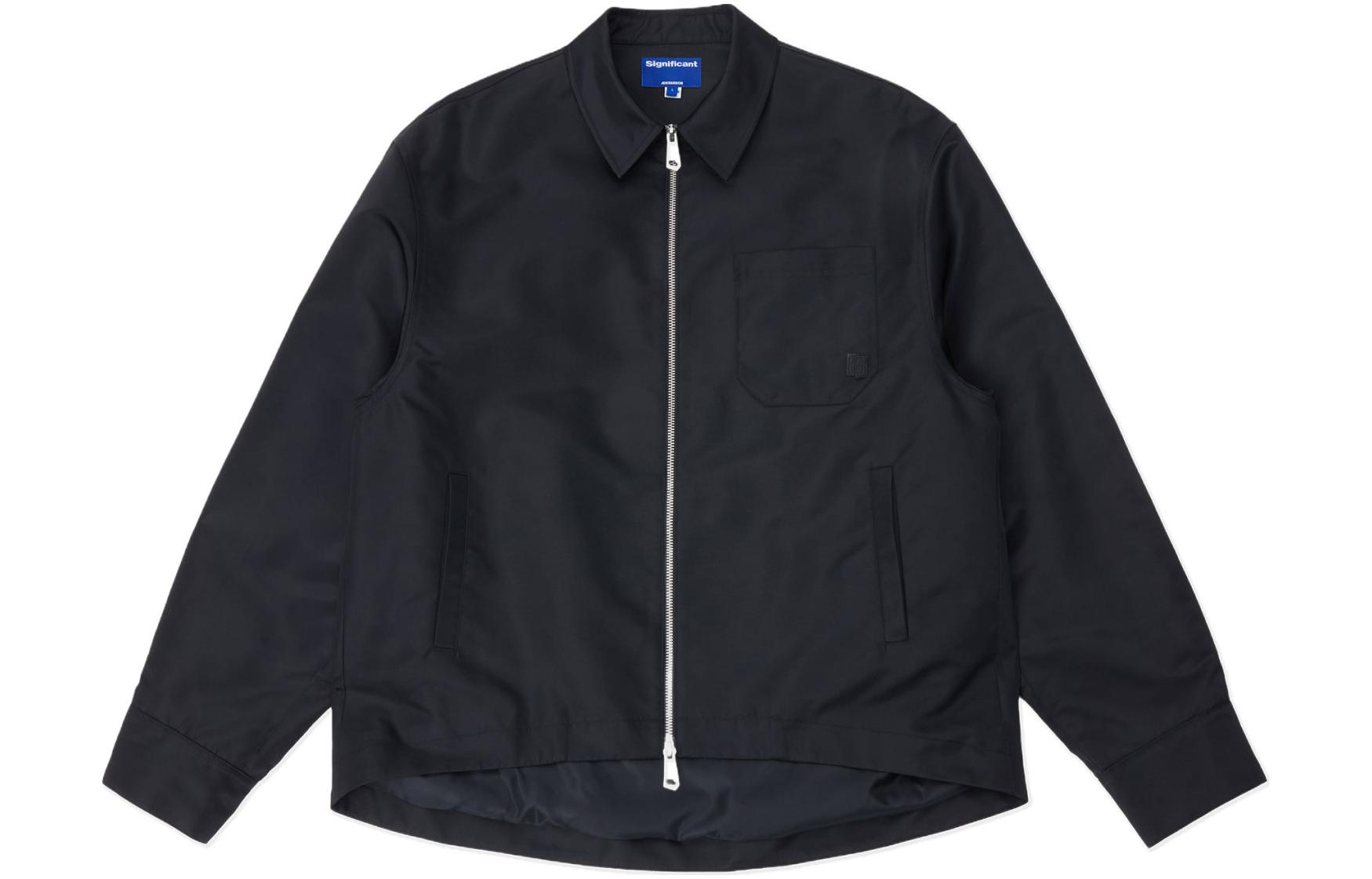 ADER ERROR Black Zip Pocket Jacket Long-Sleeve Outerwear BM42FYJK0103BK