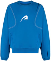 ADER ERROR Blue Graphic Logo Sweatshirt BMADSSSW0101BL ADER ERROR Blue Graphic Logo Sweatshirt BMADSSSW0101BL