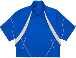 ADER ERROR Blue Loose Fit Zip-Up Short Sleeve Jacket Unisex BN01SSJK0206BL ADER ERROR Blue Loose Fit Zip-Up Short Sleeve Jacket Unisex BN01SSJK0206BL
