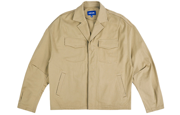 ADER ERROR Brown V-Neck Single-Breasted Blazer Jacket BKAFWJK02BG