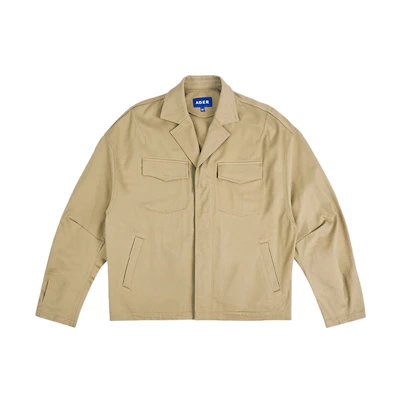 ADER ERROR Brown V-Neck Single-Breasted Blazer Jacket BKAFWJK02BG