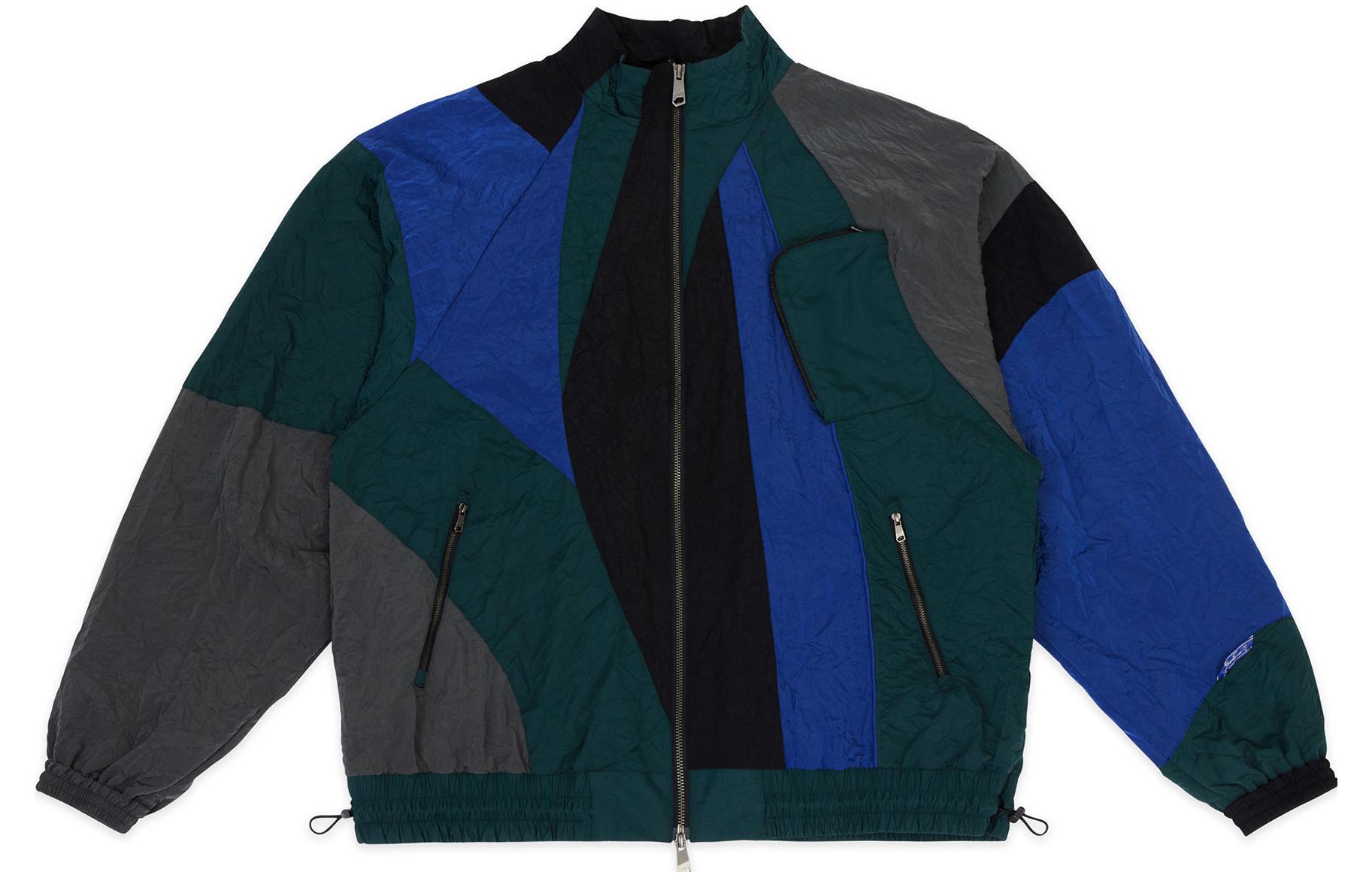 ADER ERROR Colorblock Long Sleeve Zipper Jacket Unisex Multicolor BMADFWJK0405BL