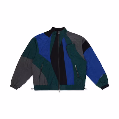 ADER ERROR Colorblock Long Sleeve Zipper Jacket Unisex Multicolor BMADFWJK0405BL