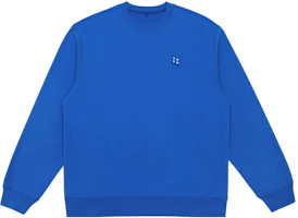 ADER ERROR Embroidered Label Crewneck Sweatshirt Unisex Blue BMSGFYSW0101BL ADER ERROR Embroidered Label Crewneck Sweatshirt Unisex Blue BMSGFYSW0101BL