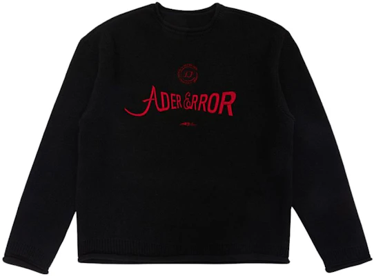 ADER ERROR 刺绣字母男士黑色长袖圆领卫衣 BLAFWLK15BK Buy ADER ERROR 刺绣字母男士黑色长袖圆领卫衣 BLAFWLK15BK