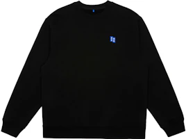 ADER ERROR Embroidered Tag Crewneck Sweatshirt Unisex Black BMSGFYSW0101BK ADER ERROR Embroidered Tag Crewneck Sweatshirt Unisex Black BMSGFYSW0101BK