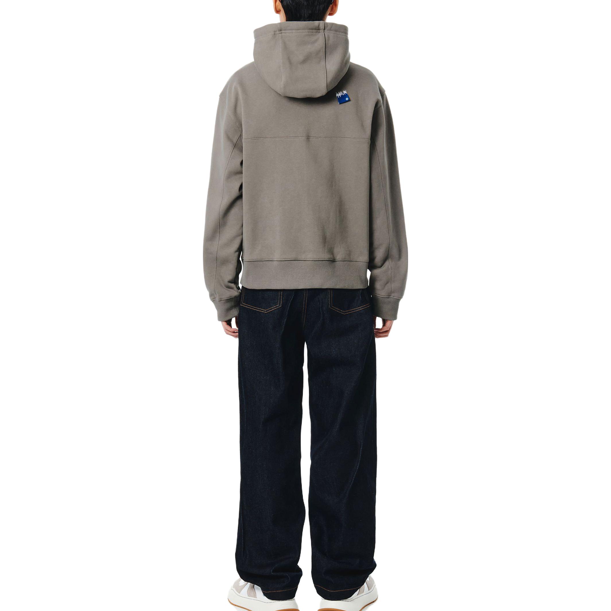 Purchase ADER ERROR 刺绣标签拉链卫衣 男女同款 - 炭灰色 BMSGFYHD0401CC