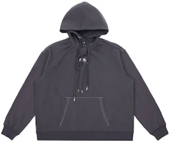 ADER ERROR FW21 Drawstring Hoodie Unisex Gray Pullover BKAFWHD03GR ADER ERROR FW21 Drawstring Hoodie Unisex Gray Pullover BKAFWHD03GR