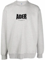 ADER ERROR FW21 Logo Print Crewneck Sweatshirt Unisex Grey BT1FWSW01GR2 ADER ERROR FW21 Logo Print Crewneck Sweatshirt Unisex Grey BT1FWSW01GR2