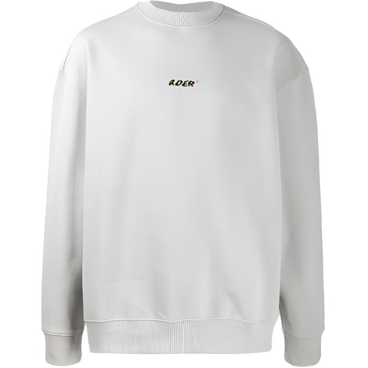 ADER ERROR FW21 Oversized Logo Pullover Sweatshirt Unisex Grey 20ASSTO35GR