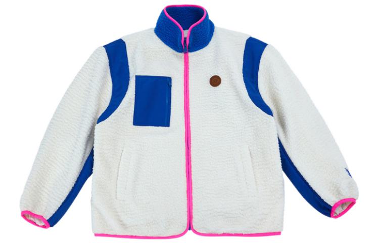 ADER ERROR FW22 Colorblock Zip-Up Stand Collar Jacket White Mens BLAFWJP07OW