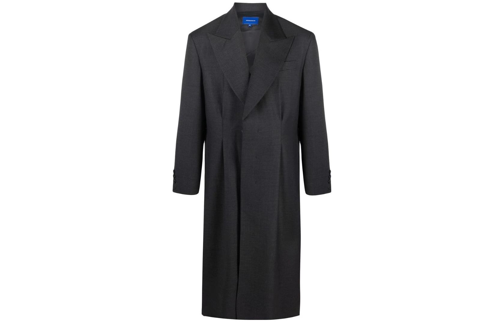 ADER ERROR FW22 Double-Breasted Tailored Jacket Black BKAFWCT04CCCHARCOAL